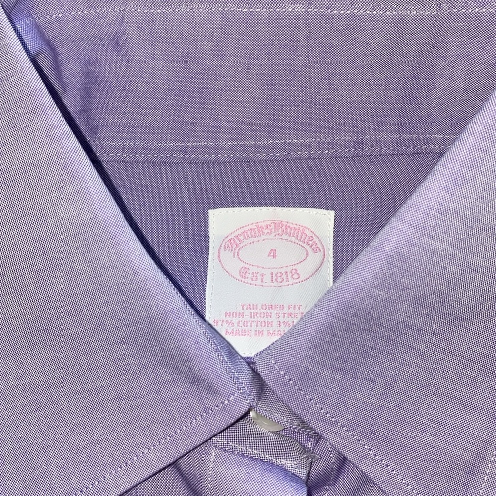 Brooks Brother mens long sleeve shirt size 4 - Picture 3 of 5